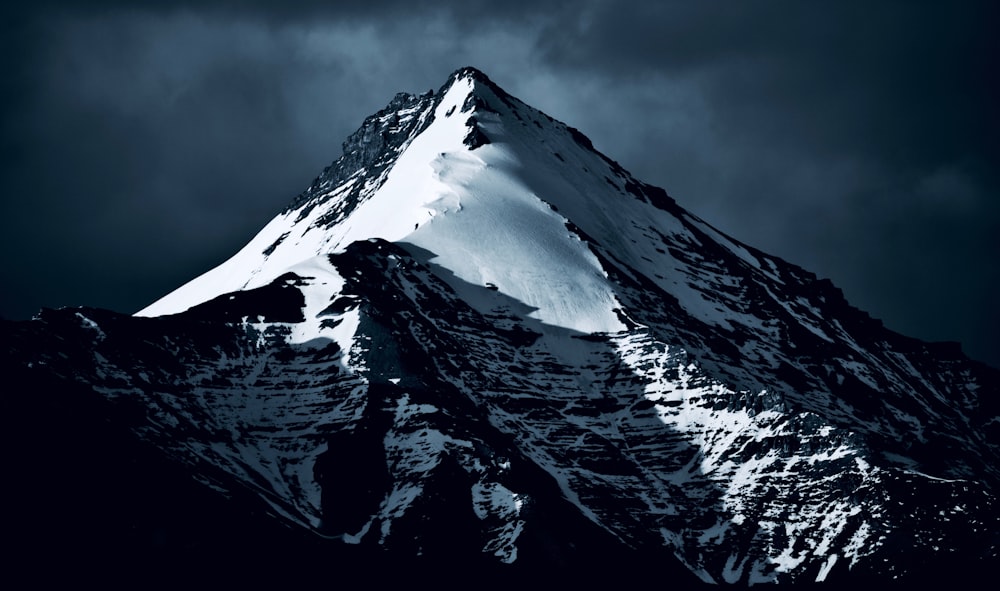 landscape photography of snow capped mountain