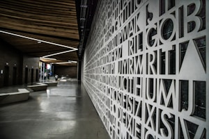 Letras corpóreas para negocios