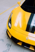 yellow and black car