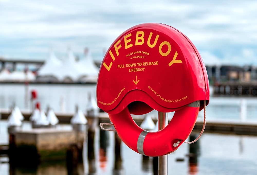 red Life Buoy