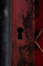 stainless steel lock hole