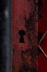 stainless steel lock hole