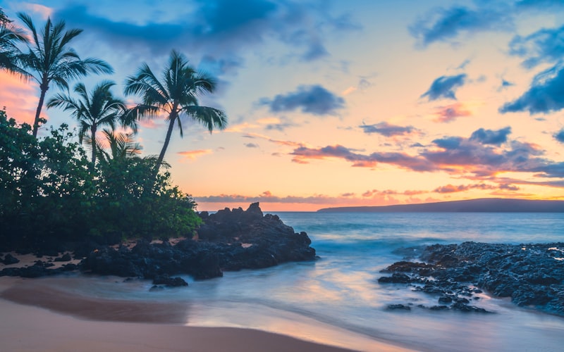 Maui beach and coastline