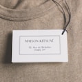 Maison Kitsune product label