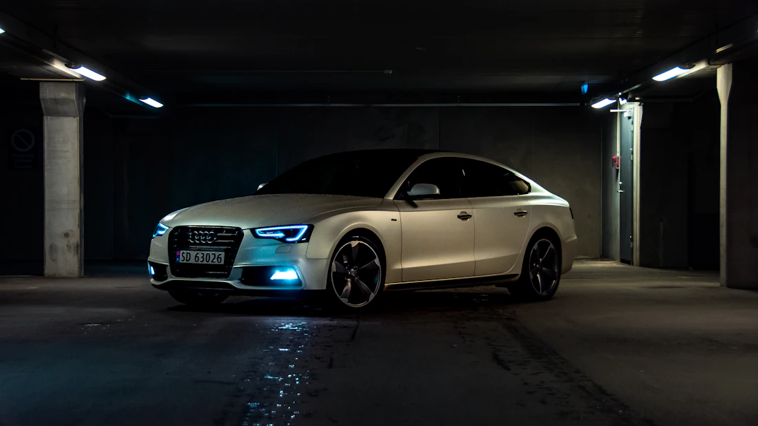 Premium silver sports coupe