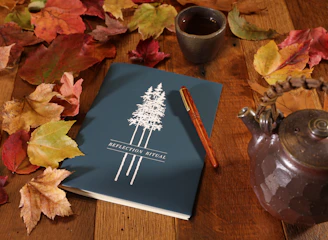 A serene scene of a person journaling beside a cup of tea, reflecting on relationship choices.