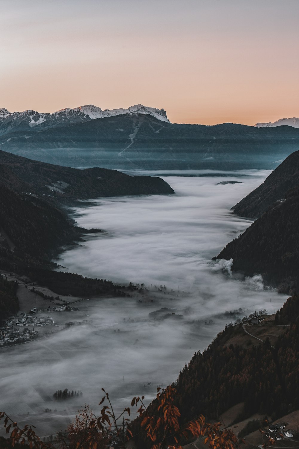 landscape photograph of mountain ranges