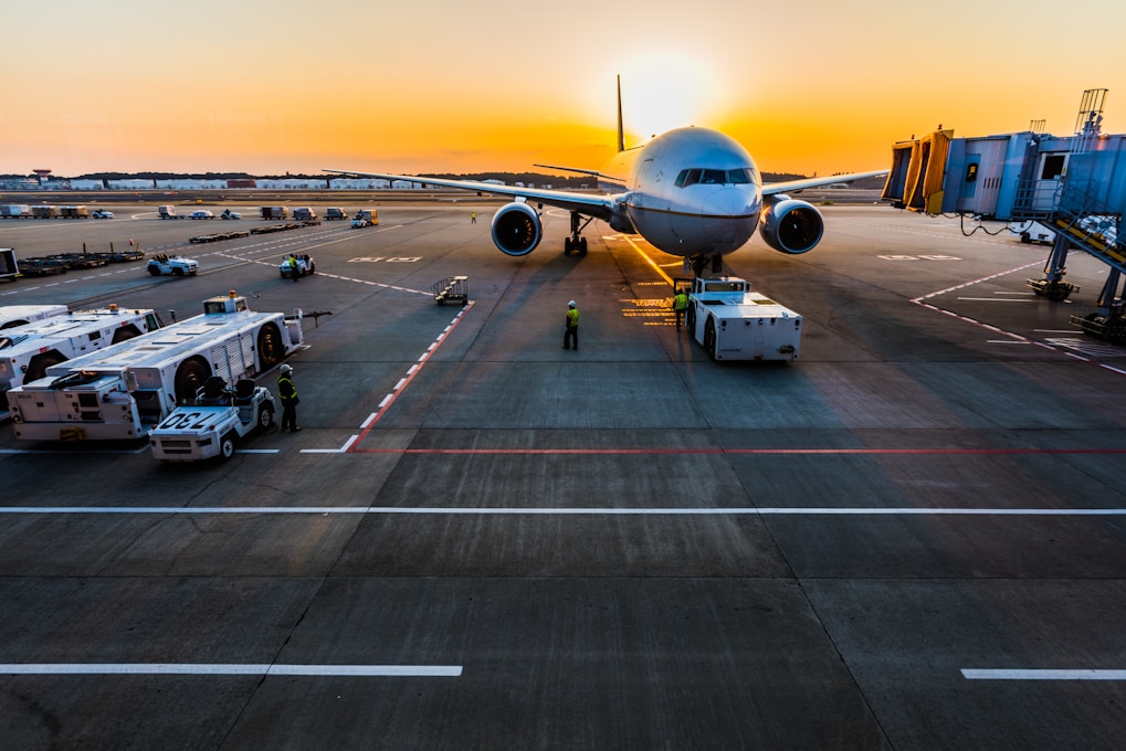 Airport departure board international