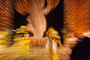 A still frame from an animated project featuring colorful characters in motion.