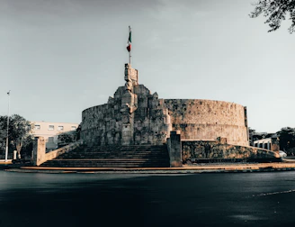 round white building