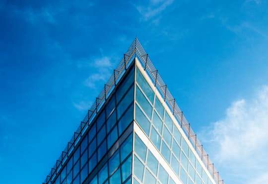 glass building in Düsseldorf Germany