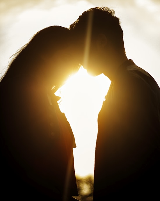 silhouette photography of couple Rekindling Romance