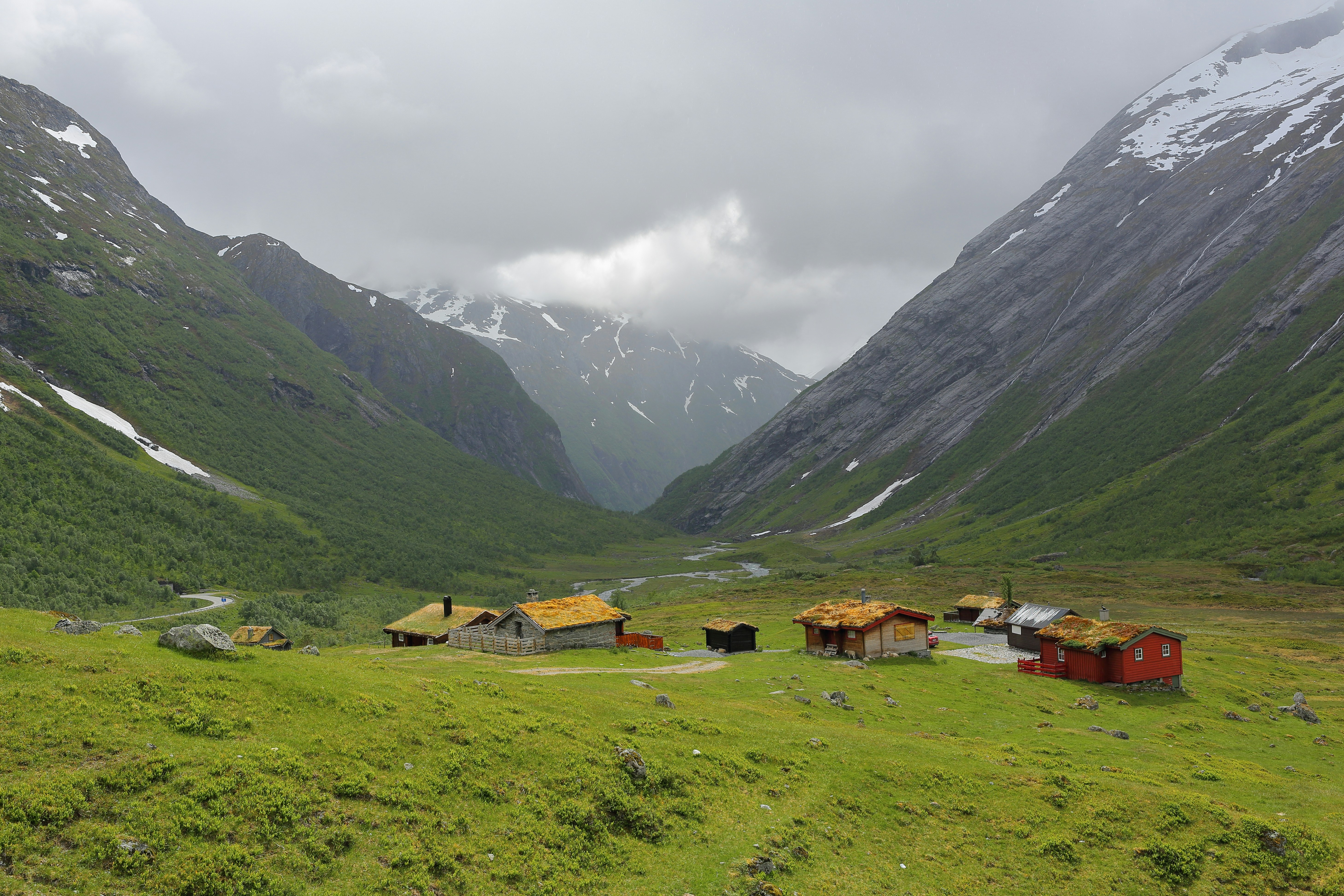 houses on valley, 