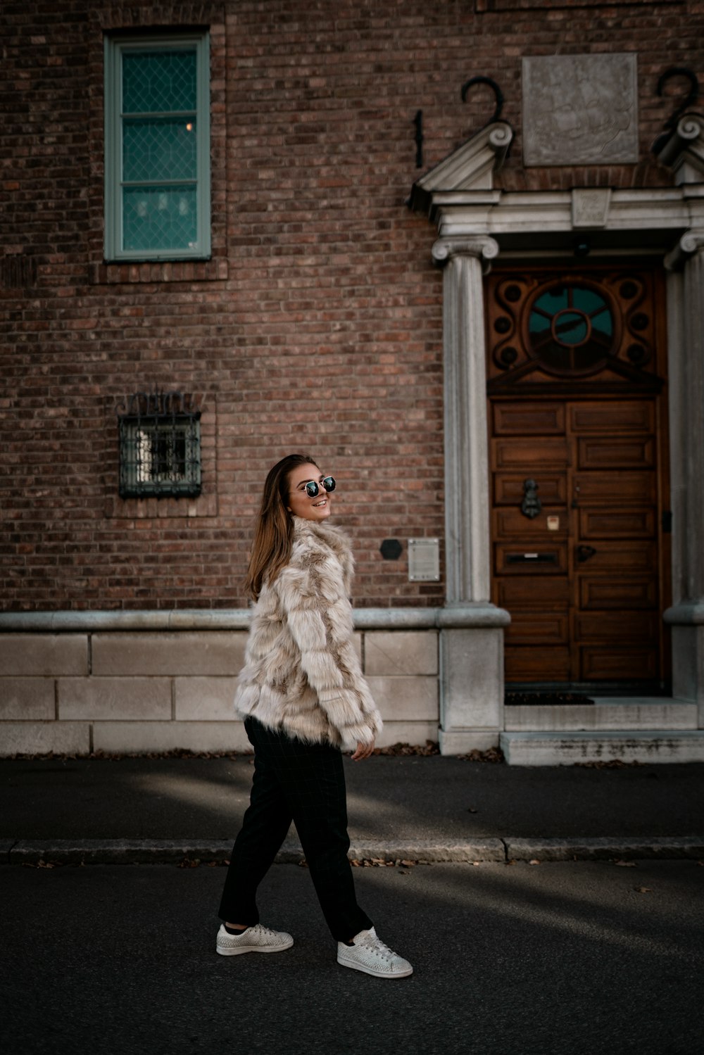 woman standing outdoor