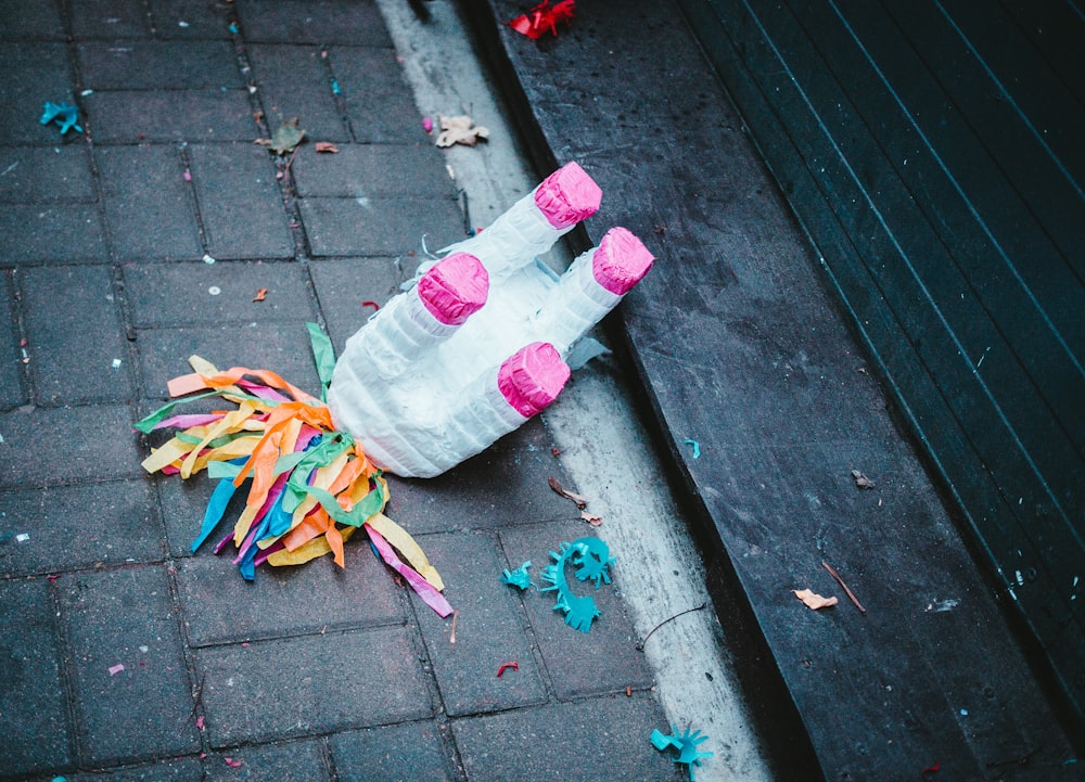 pinata on floor