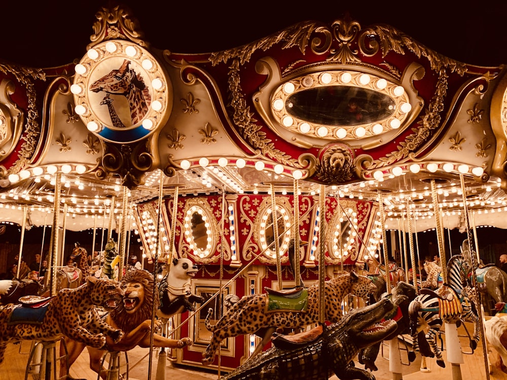 animal-themed merry go round