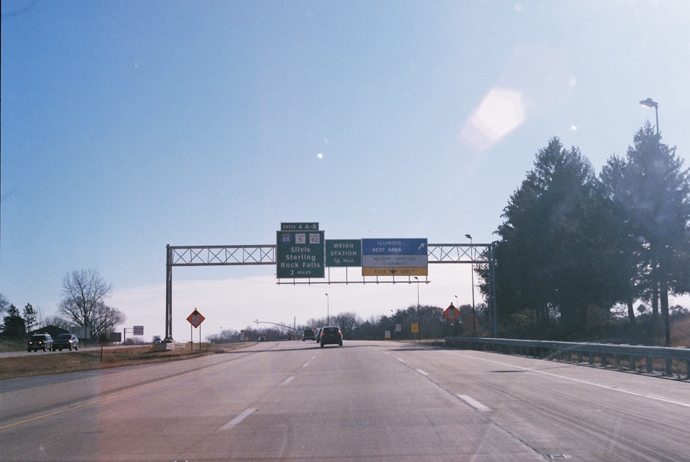 vehicles on road