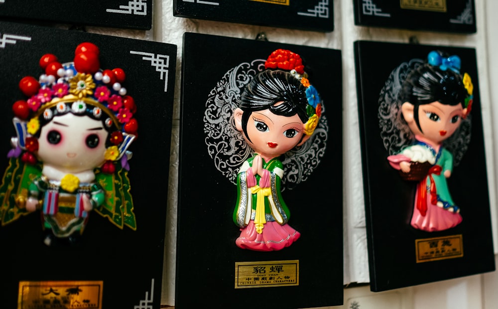 Esculturas de geishas