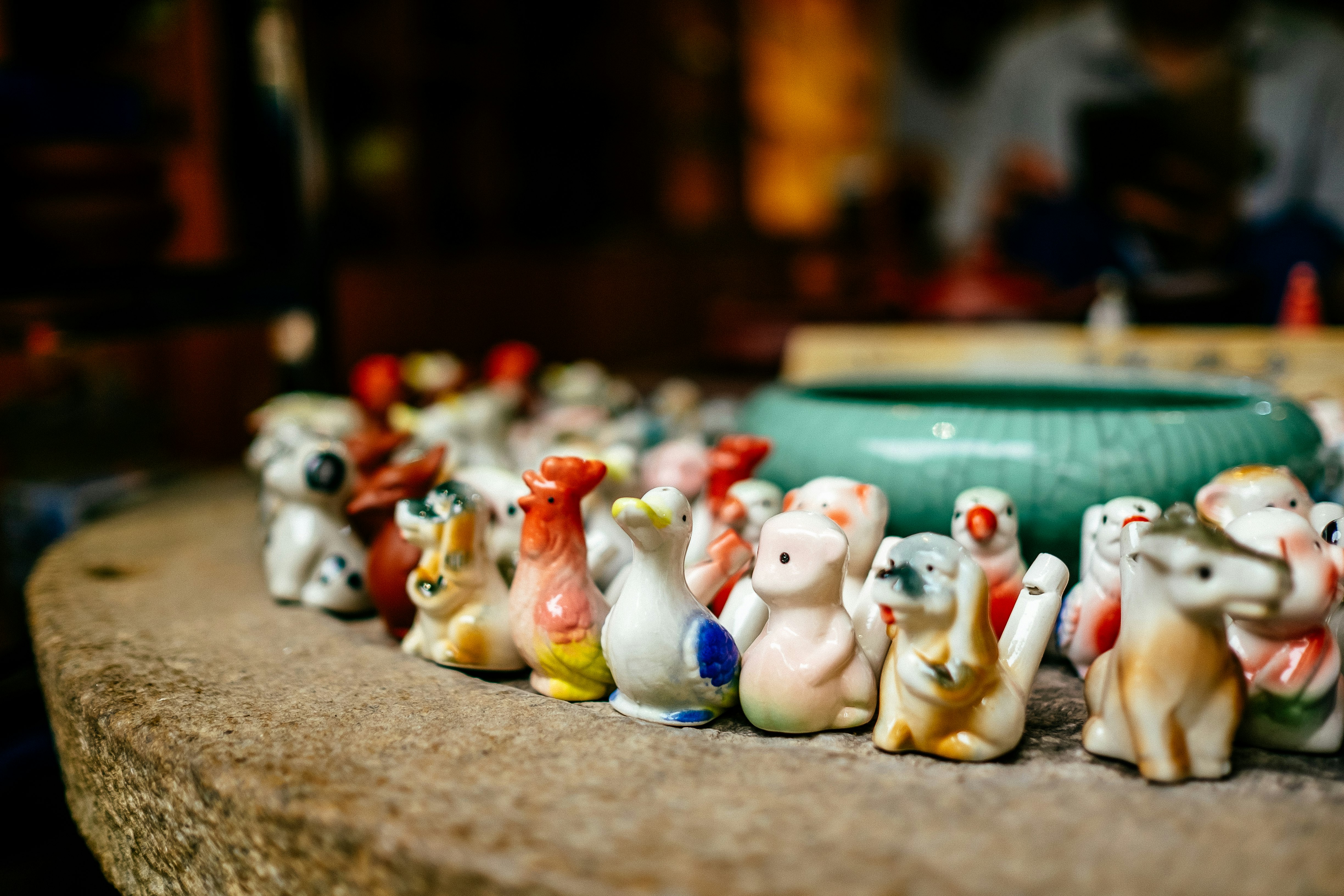 assorted animal figurines