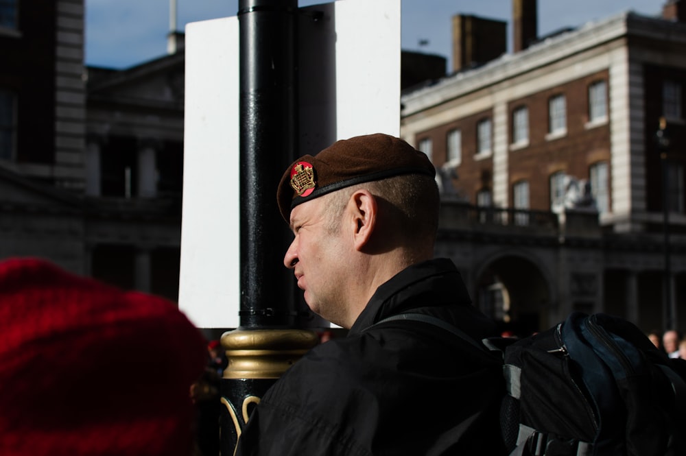 man wearing policeman uniform