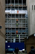 men on scaffoldings