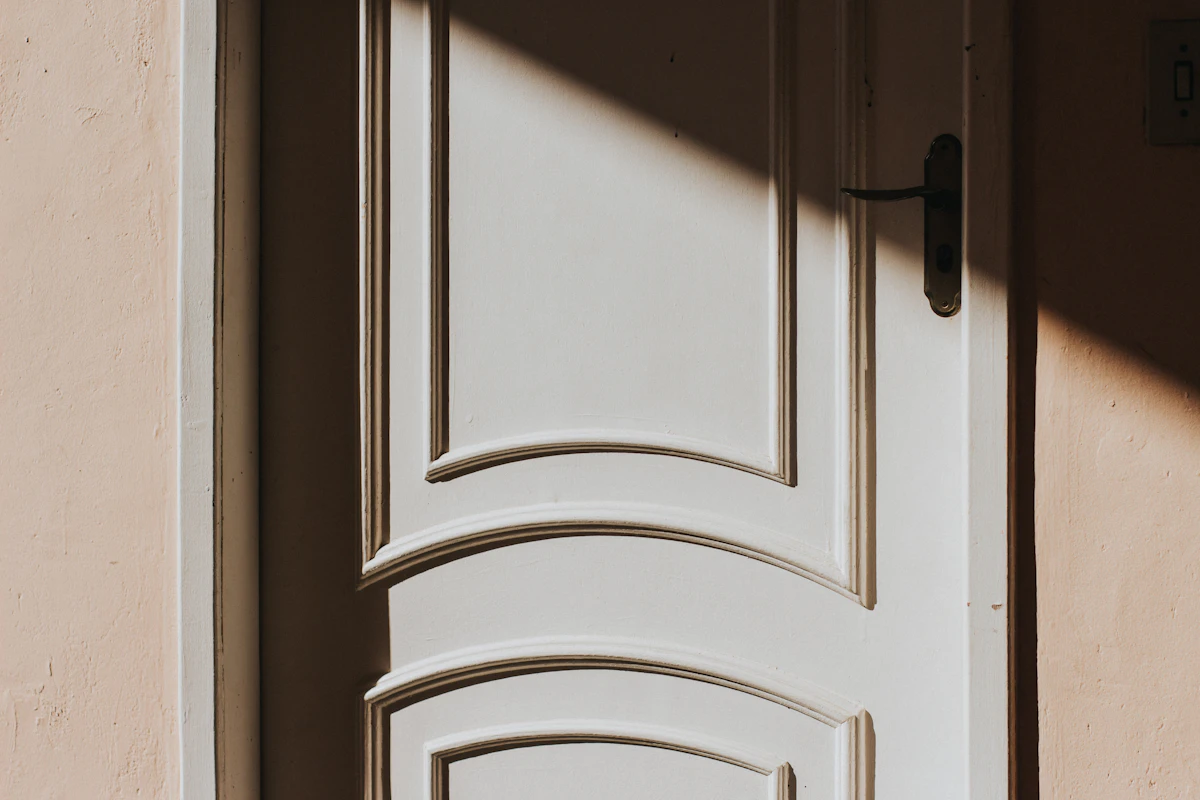 Scandi White Flush Door