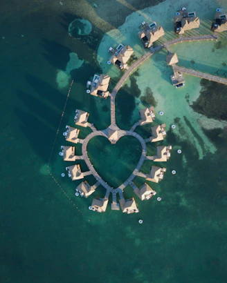 Heart Shaped Bungalows in Jamaica