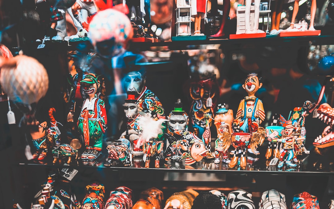 assorted figurine collection,