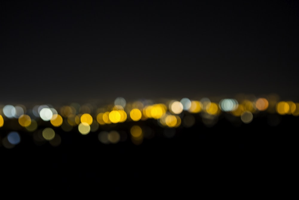 bokeh lights