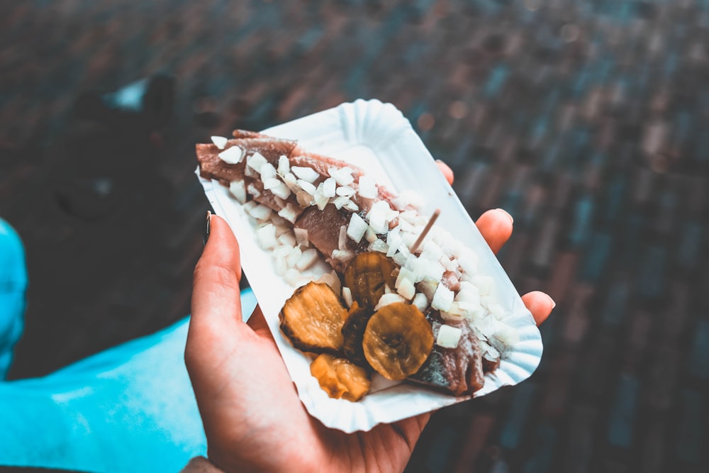 selective focus photography of fried food