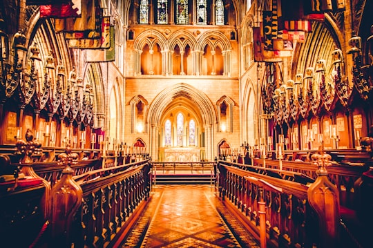 altar church view in St Patrick's Cathedral Ireland