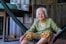 woman sitting on hammock