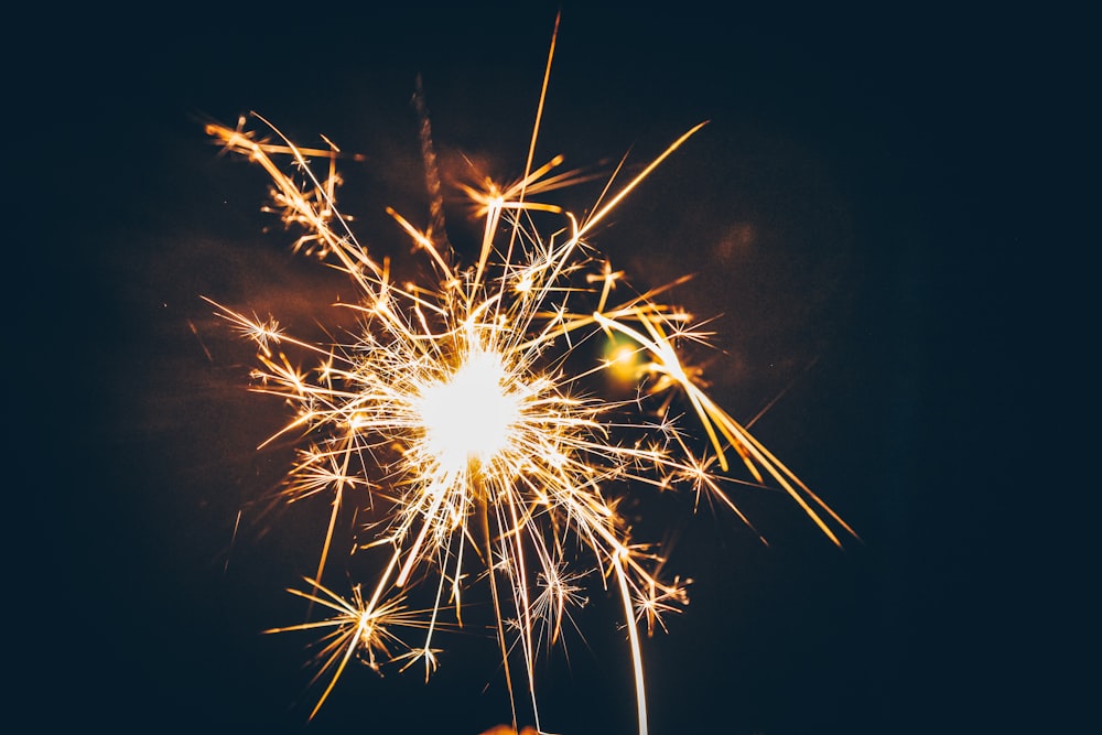 fireworks at night