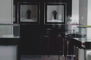 A stunning display of premium apparel in a dark-themed setting.