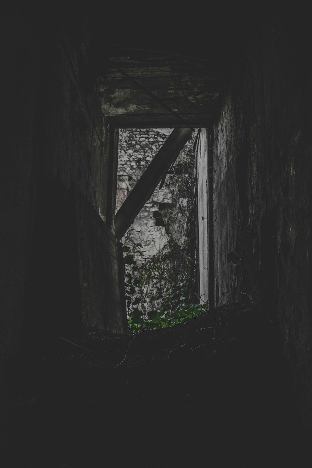 abandoned hallway