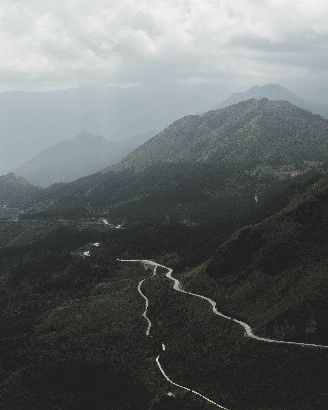 road between mountains