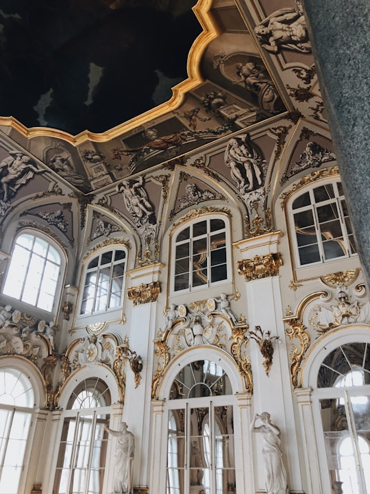 architectural photography of building in State Hermitage Museum Russia