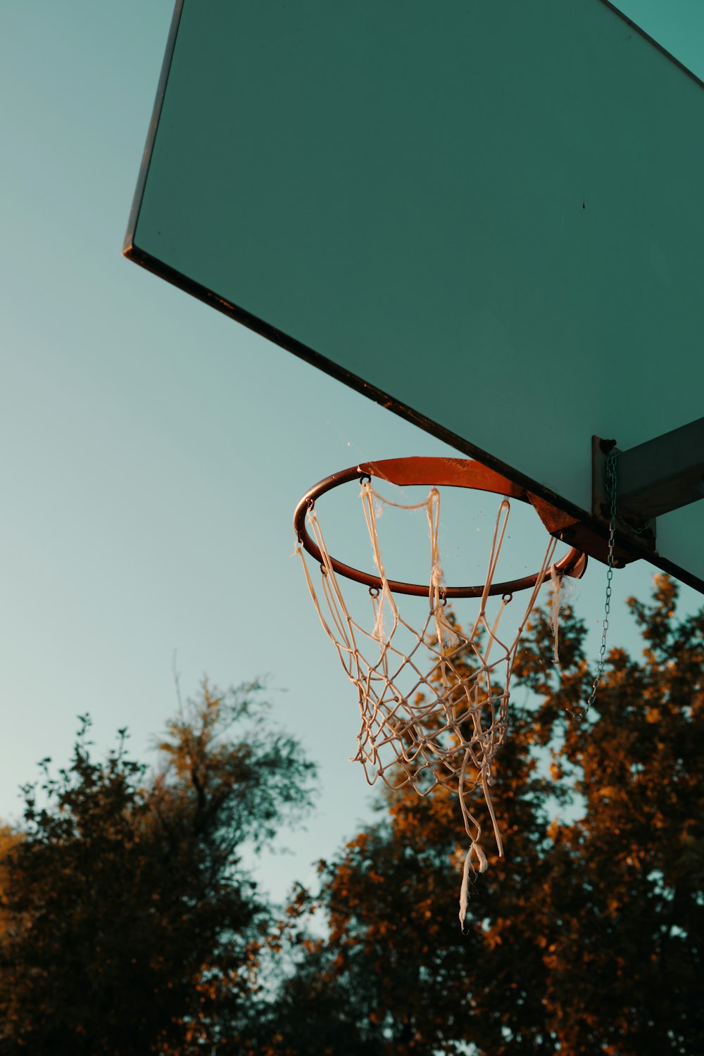 black basketball hoop