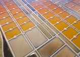 orange and grey roof