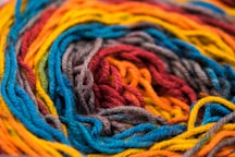 multicolored yarns