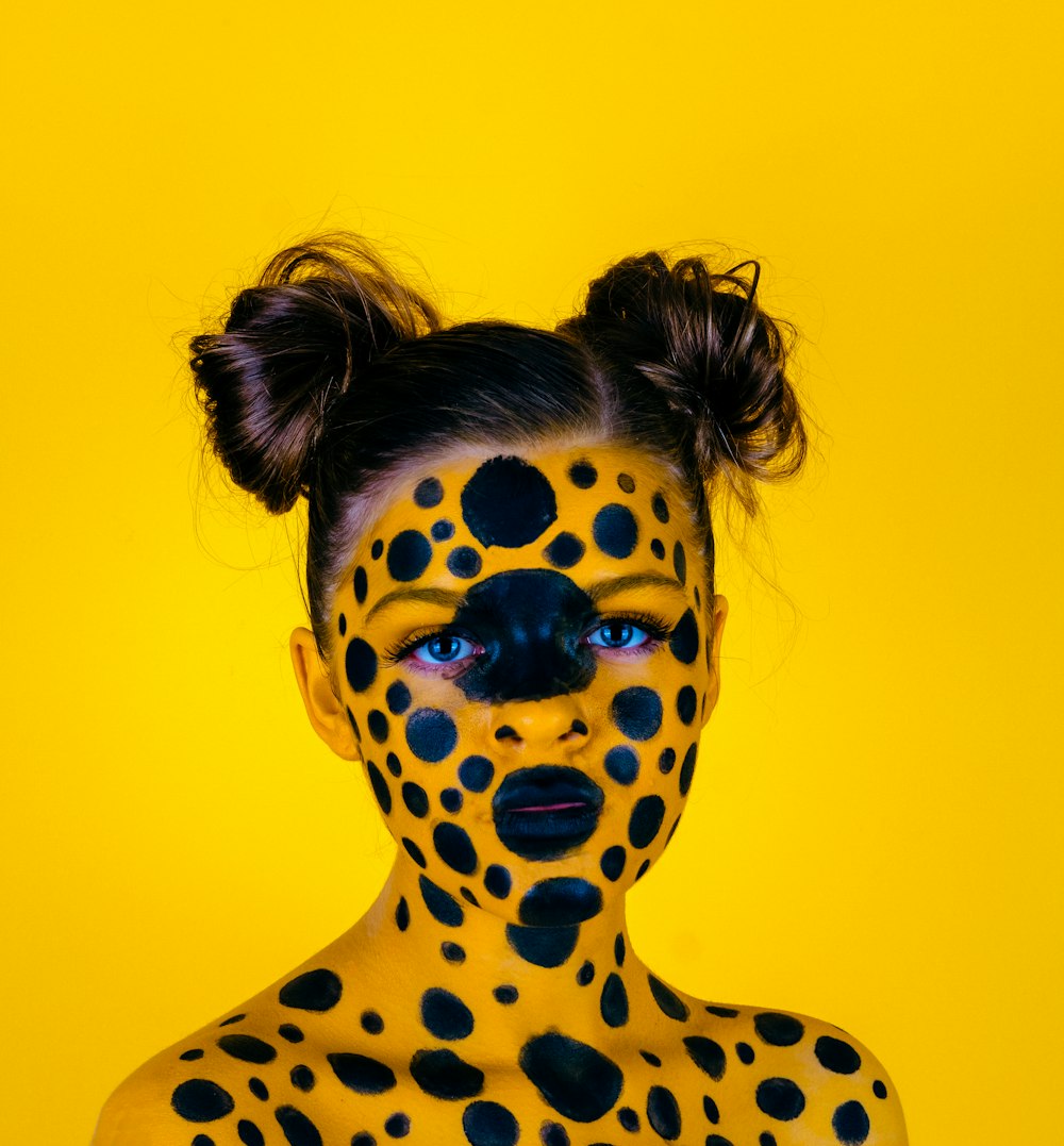 woman with body paint