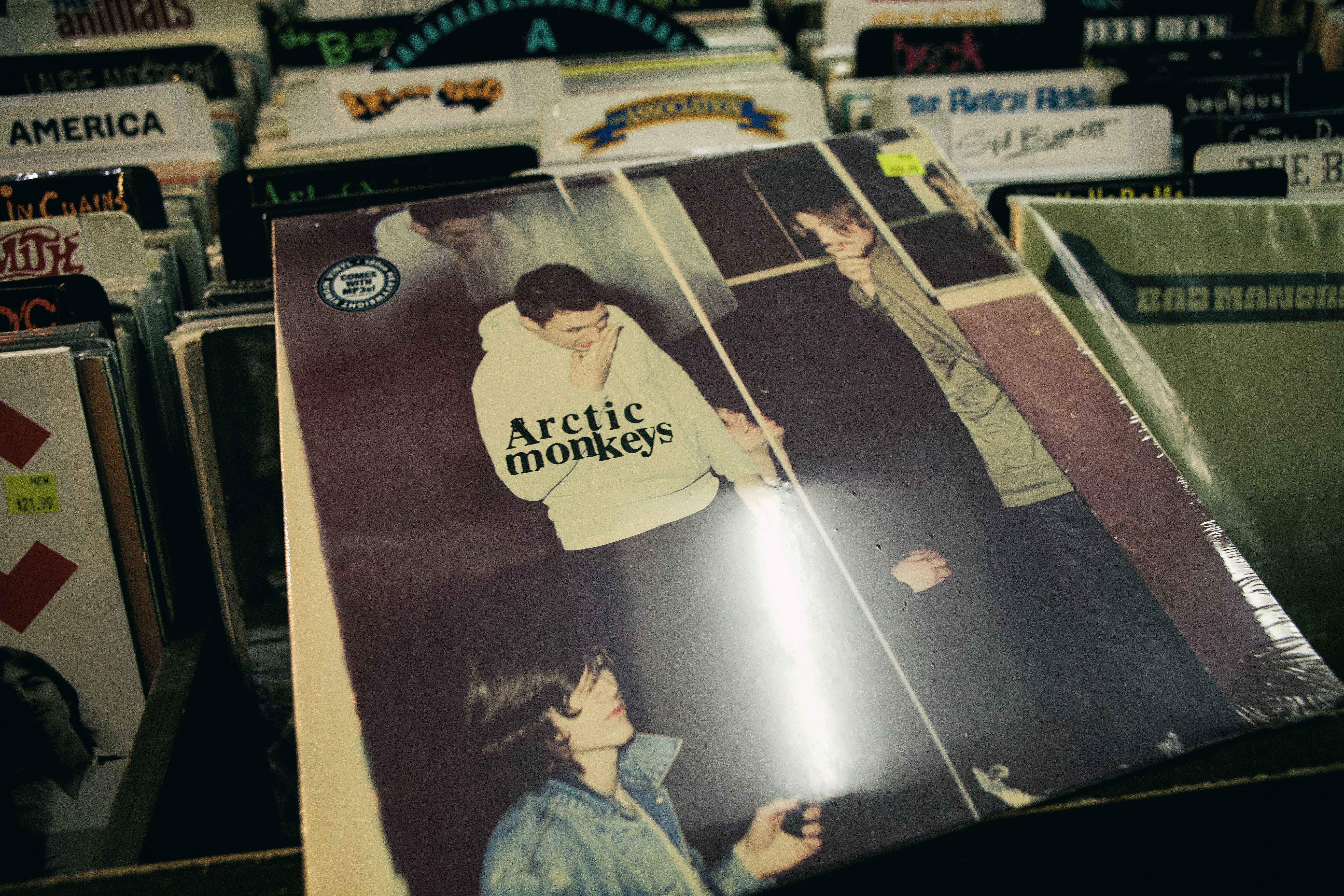 Arctic Monkeys record sleeve
