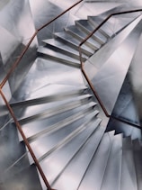 gray stairs in circle