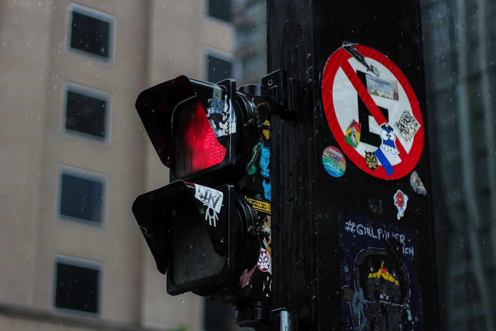 selective focus photography of stoplight