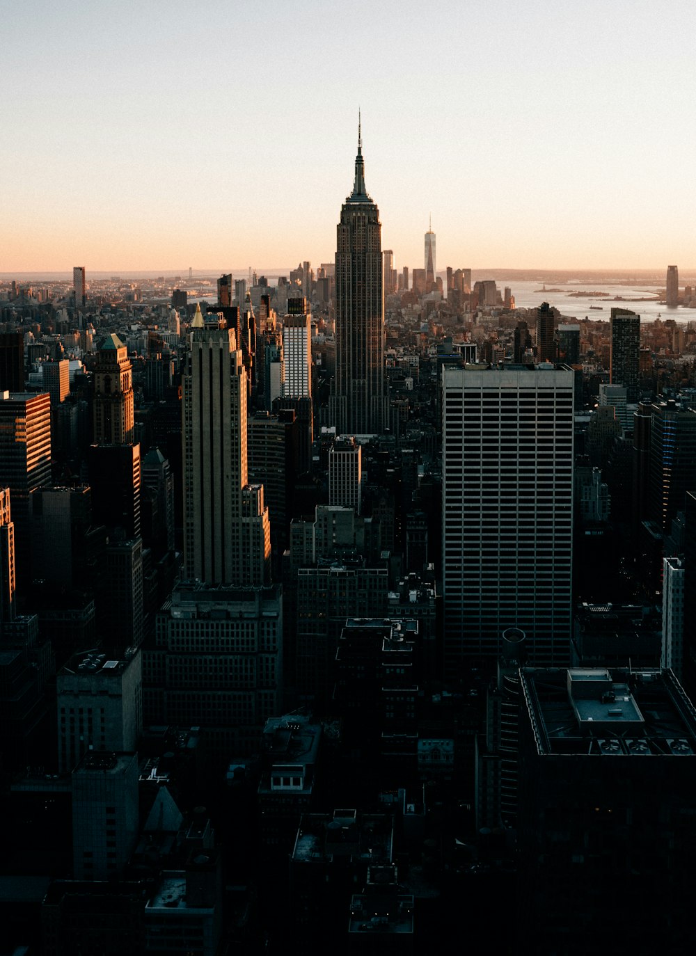 aerial view of buildings