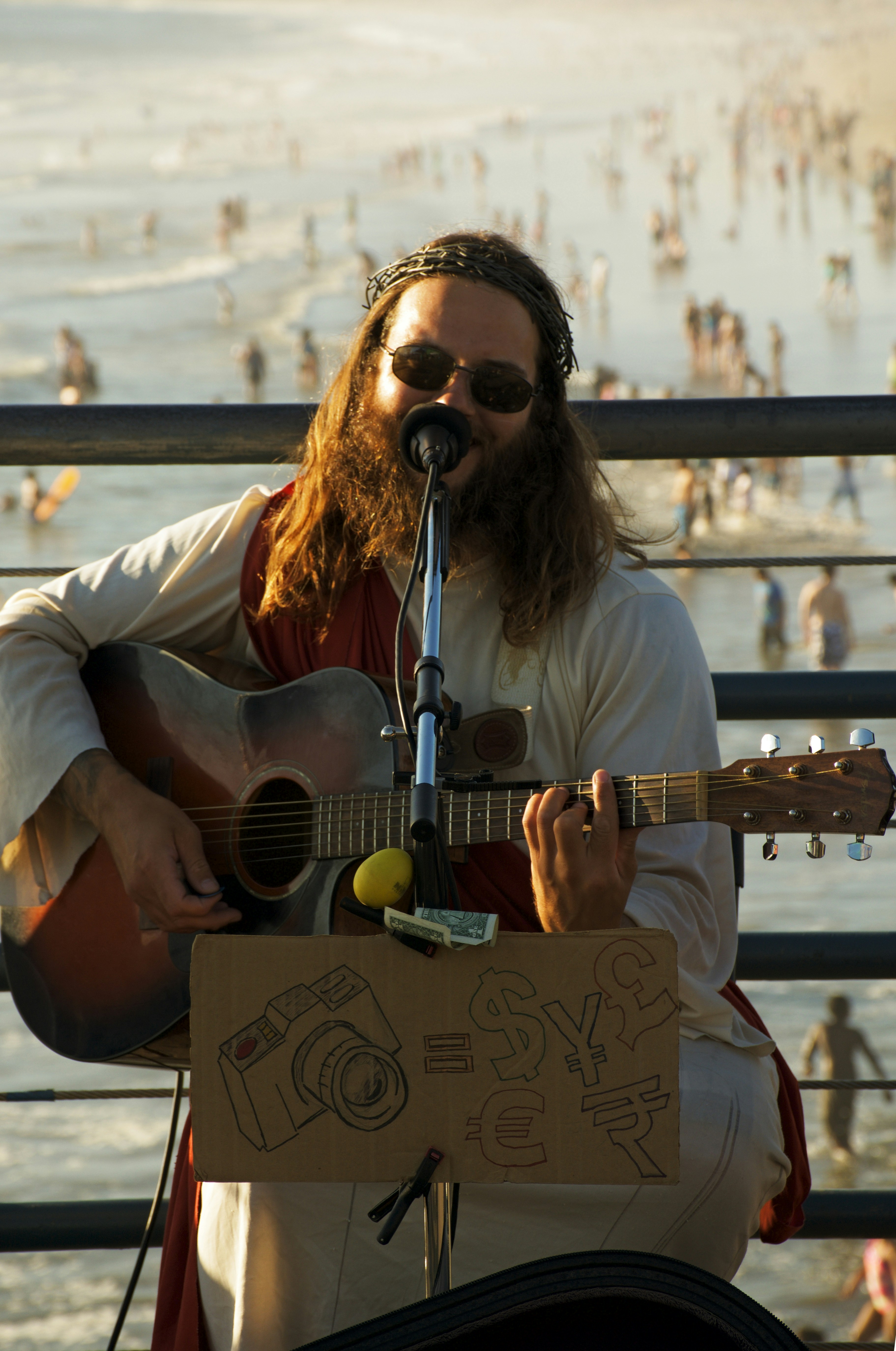 man playing guitar