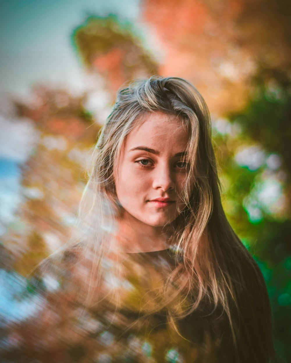 girl wearing black shirt during daytime