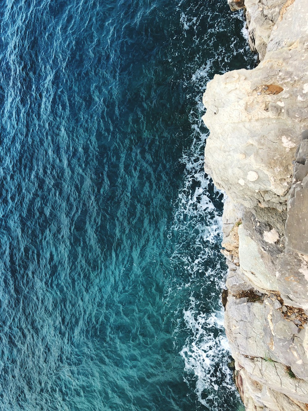 rock formation near body of water