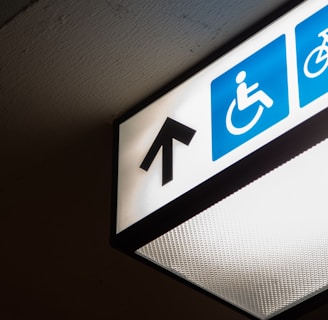 disable person signage