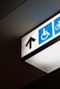 disable person signage
